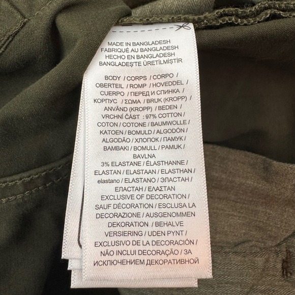 Polo Ralph Lauren Varick Slim Straight Mens 44Bx30 Green Stretch Chino Pants NEW - Picture 8 of 8